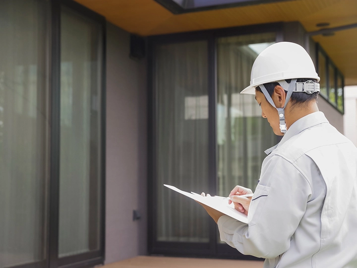 リフォームの流れと保証イメージ